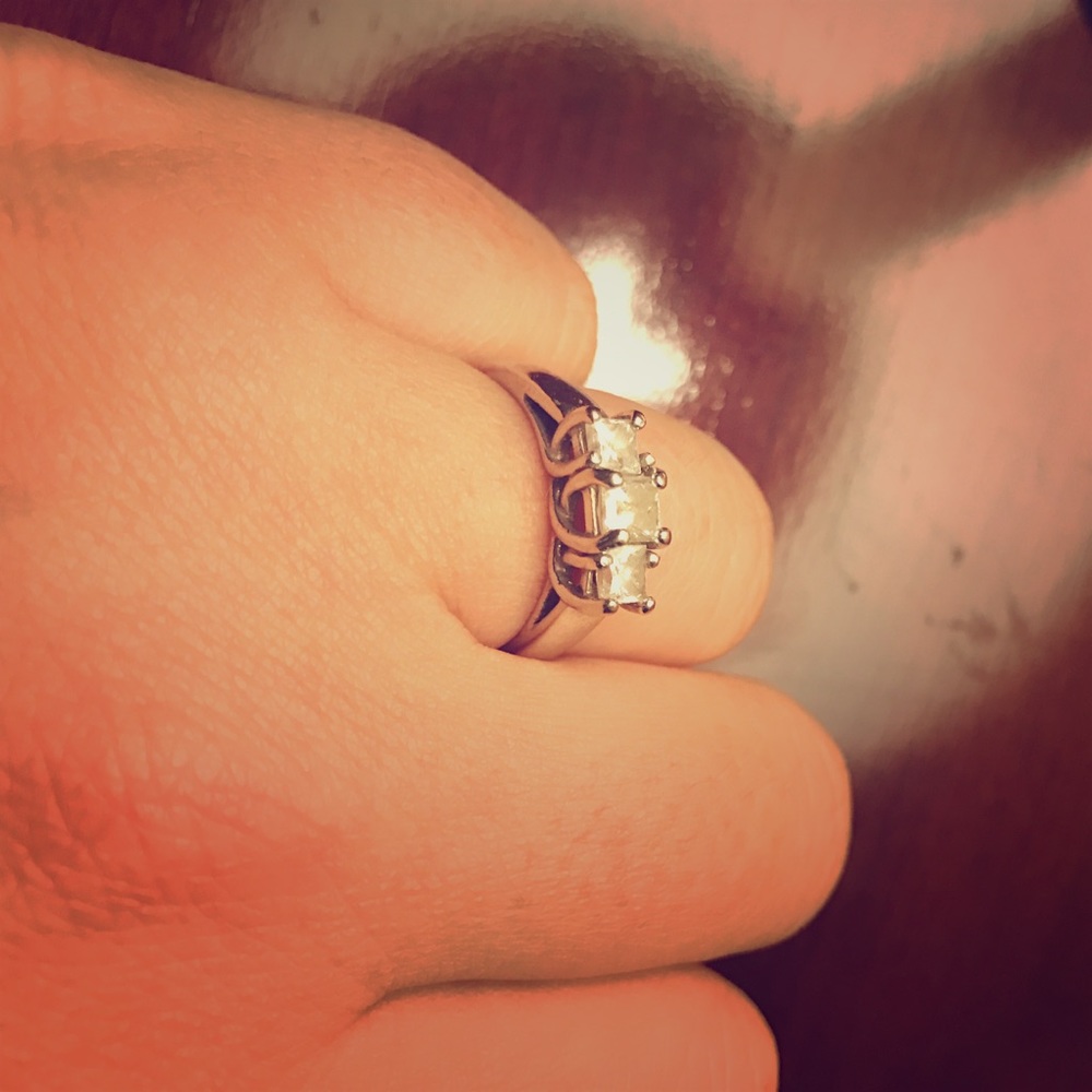 COPY - 3-stone Diamond Ring 1ct tw princess-cut